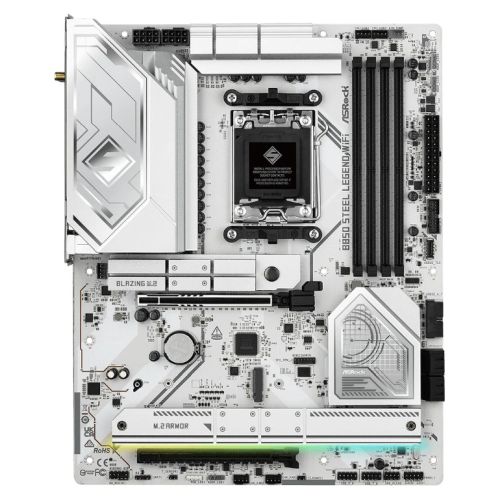 Asrock B850 STEEL LEGEND WIFI, AMD B850, AM5, ATX, 4 DDR5, HDMI, Wi-Fi 7, 2.5G LAN, RGB, 4x M.2 Asrock B850 STEEL LEGEND WIFI, AMD B850, AM5, ATX, 4 DDR5, HDMI, Wi-Fi 7, 2.5G LAN, RGB, 4x M.2